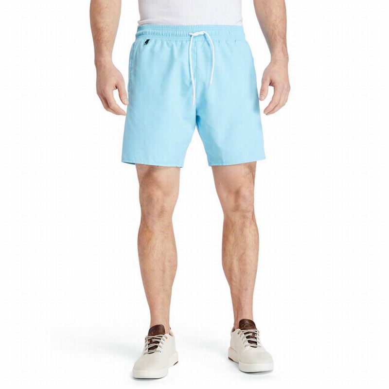 Blue Timberland Sunapee Lake Solid-colour Swim Shorts | 90821805