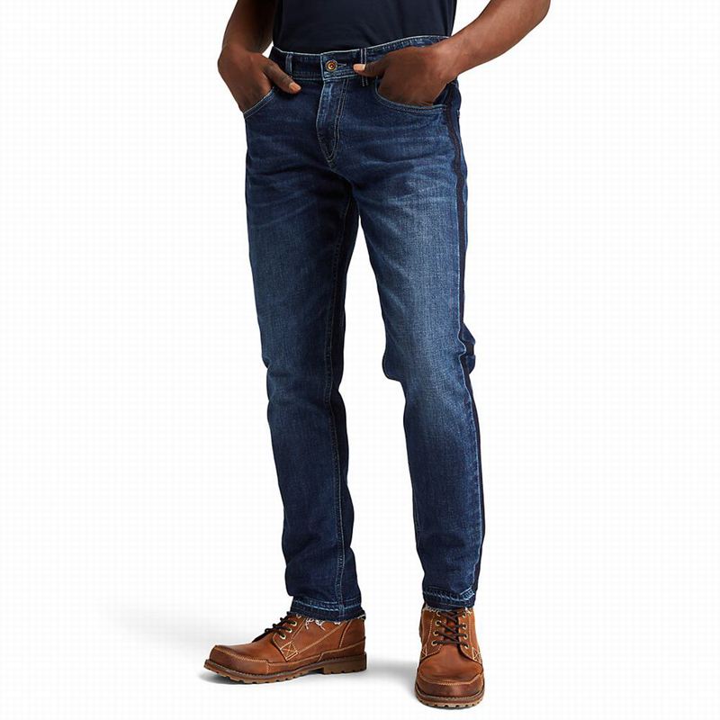 Blue Timberland Tapered-leg Comfort Jeans | 33678018