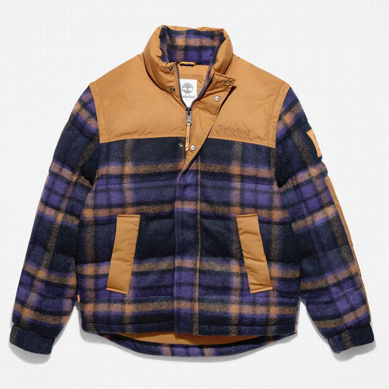 Blue Timberland Water-Repellent Packable Jackets | 67891167