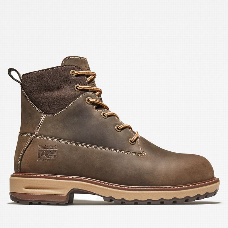Brown Timberland 6-inch Hightower Work Boots | 78263304