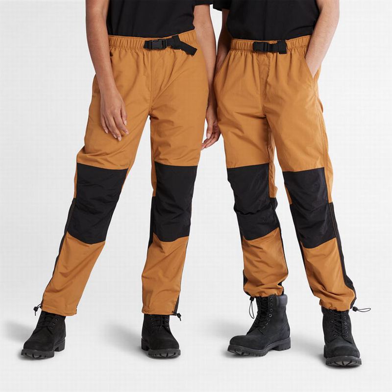 Brown Timberland All Gender Water-Resistant Joggers | 49000608