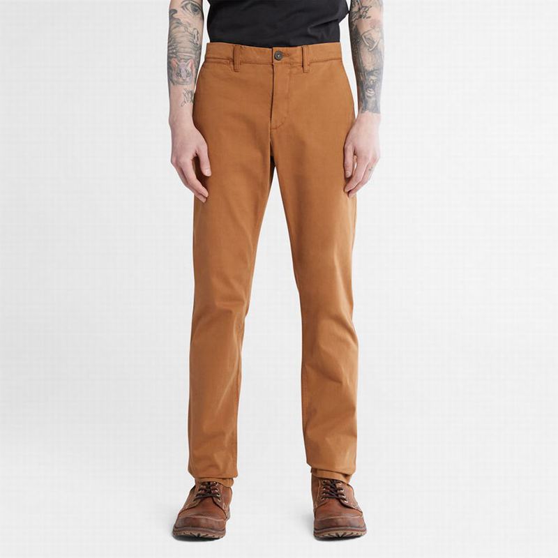 Brown Timberland Anti-odour Ultra-stretch Chino Pants | 61216607