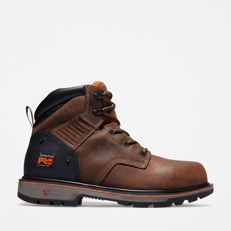 Brown Timberland Ballast 6" Composite Toe Work Boots | 81214504