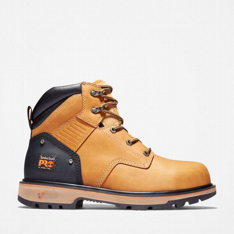 Brown Timberland Ballast 6" Steel Toe Work Boots | 72490232