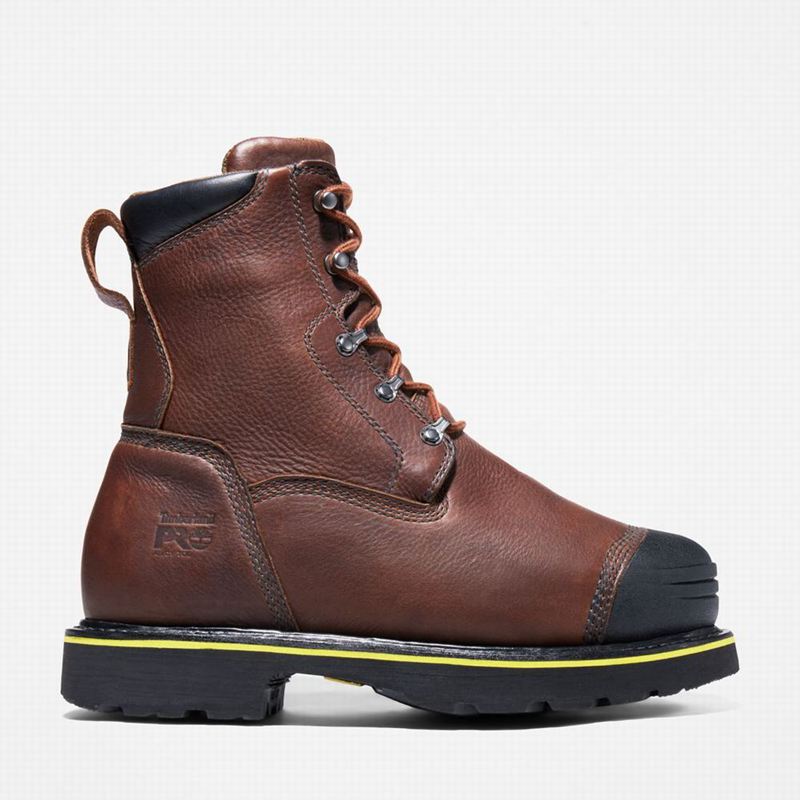 Brown Timberland Bannack Met Guard Alloy Toe Work Boots | 41649788