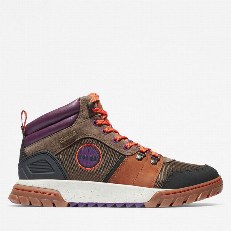 Brown Timberland Boulder Trail Hiking Boots | 35525313