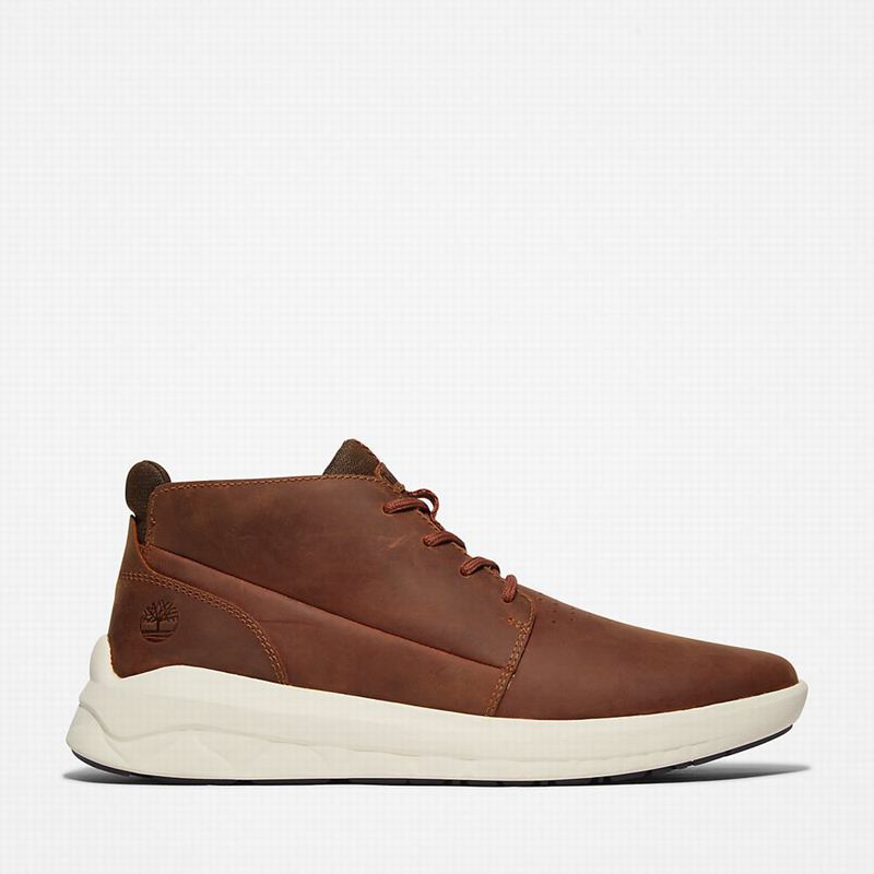 Brown Timberland Bradstreet Ultra Chukka Boots | 2332051