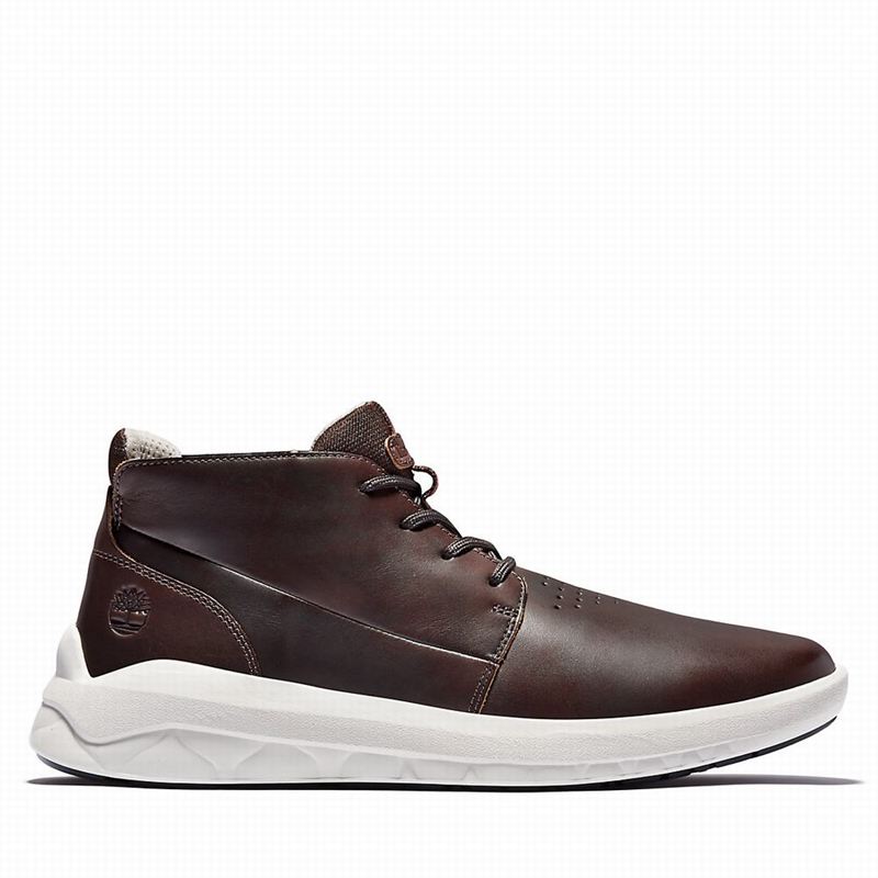 Brown Timberland Bradstreet Ultra Chukka Boots | 76968326