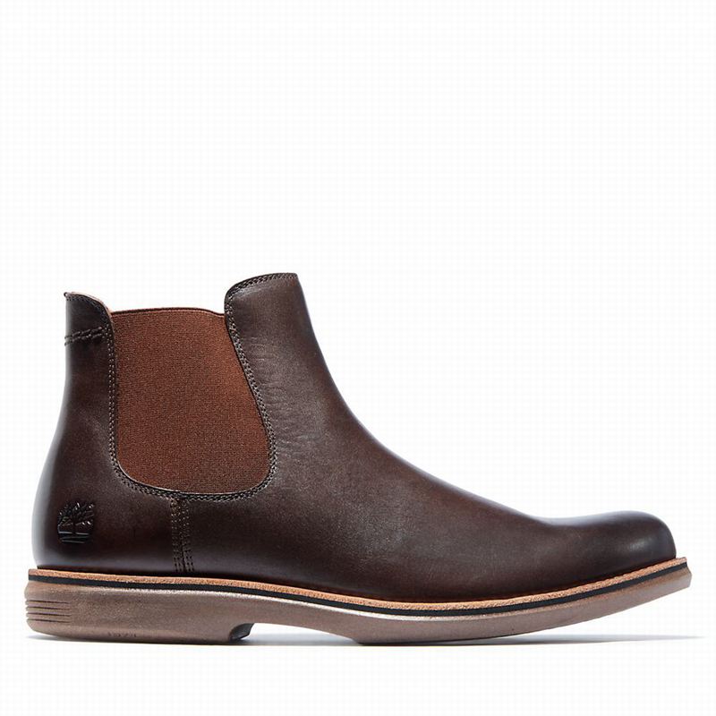 Brown Timberland City Groove Chelsea Boots | 73086036