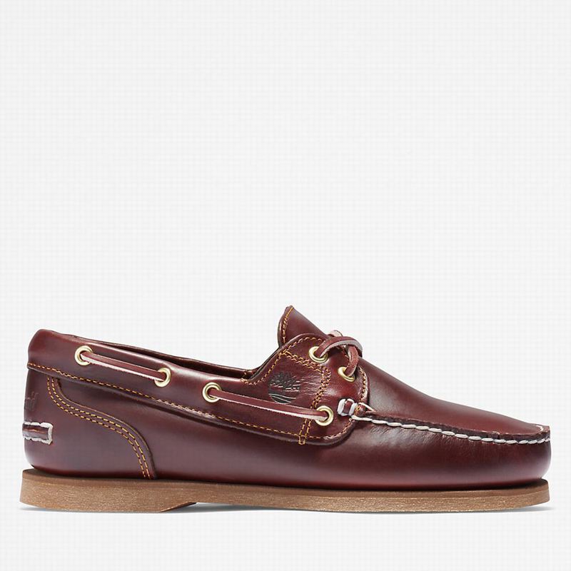 Brown Timberland Classic 2-Eye Boat Shoes | 72524969