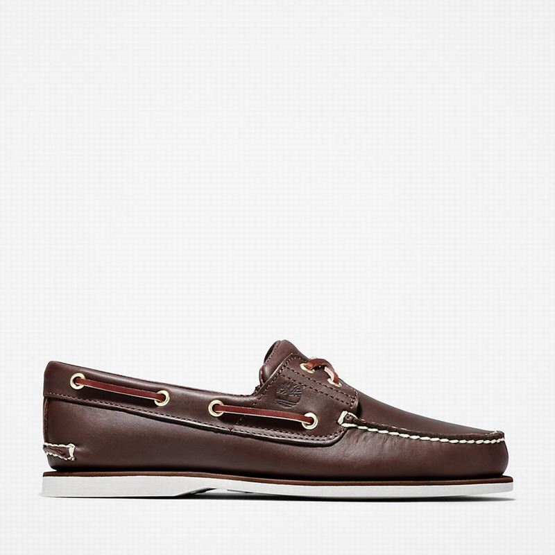 Brown Timberland Classic Boat Shoes | 210060