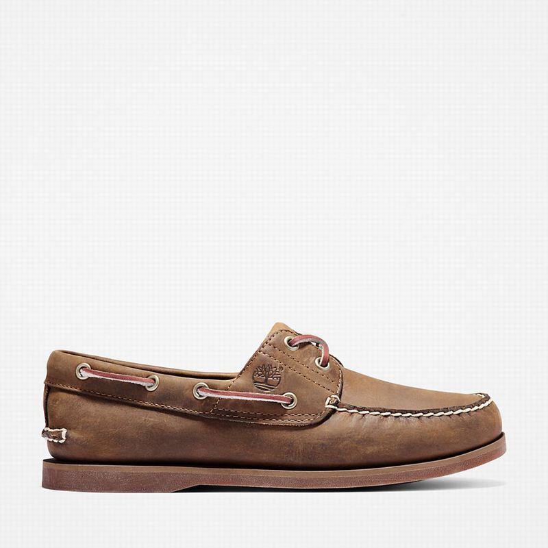 Brown Timberland Classic Boat Shoes | 54055798