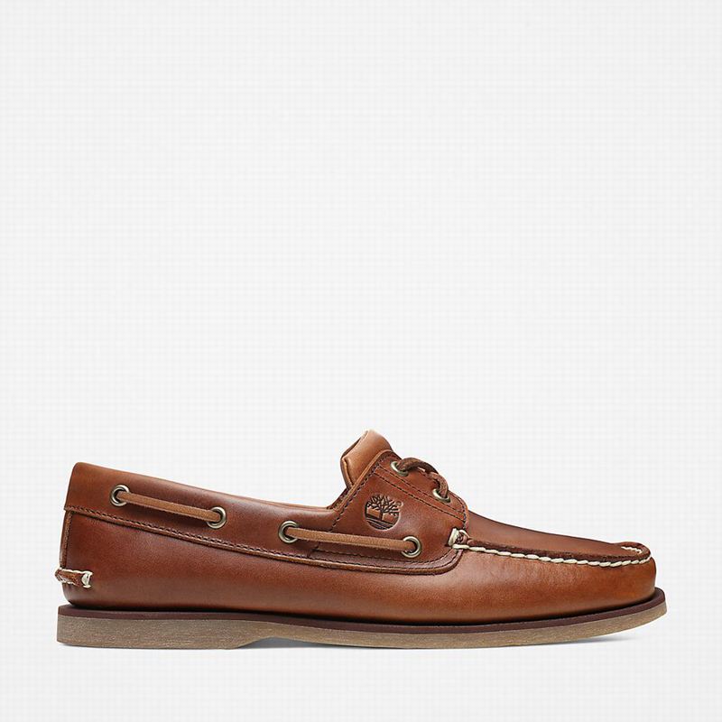 Brown Timberland Classic Full-grain Boat Shoes | 15189822