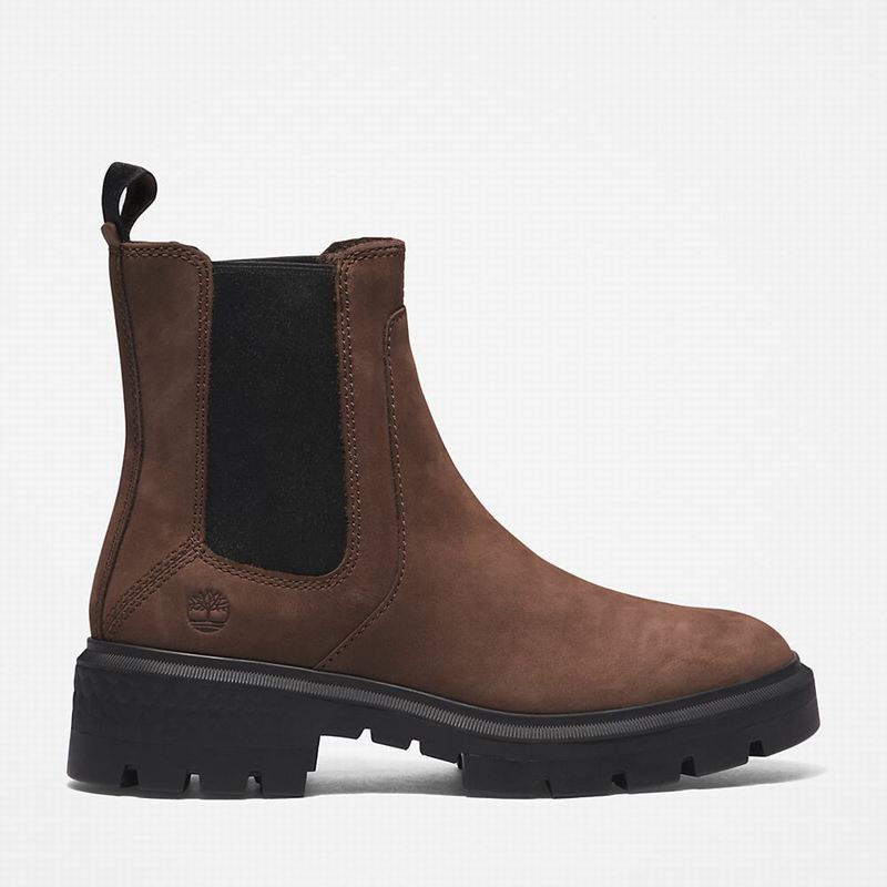 Brown Timberland Cortina Valley Chelsea Boots | 90288415