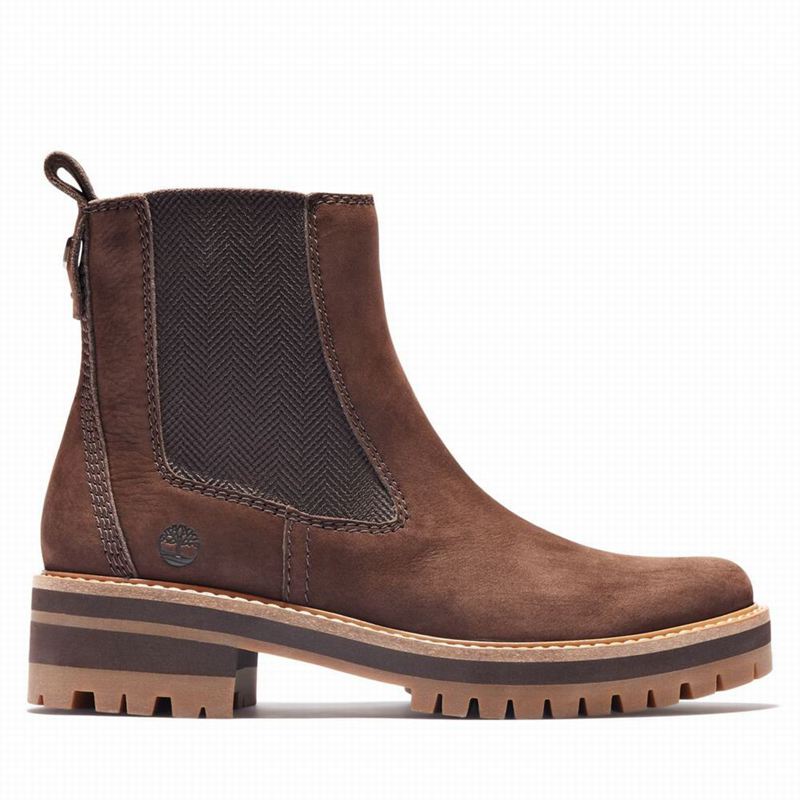 Brown Timberland Courmayeur Valley Chelsea Boots | 77130493