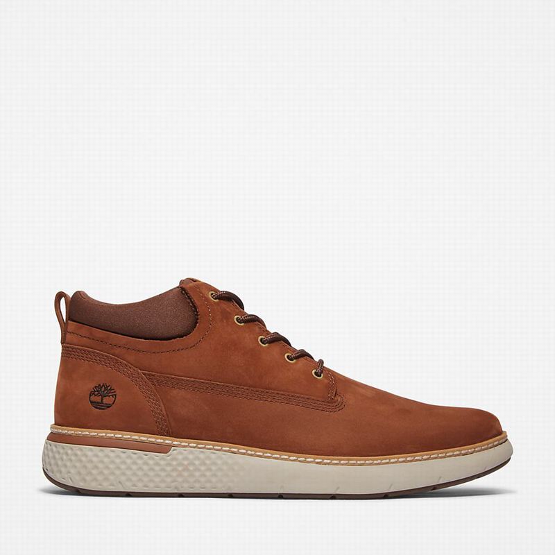 Brown Timberland Cross Mark Chukka Boots | 4869918