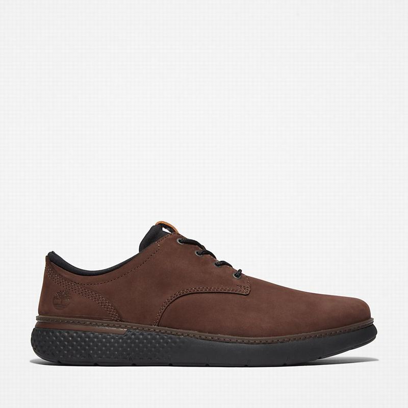 Brown Timberland Cross Mark Oxford Shoes | 74892162
