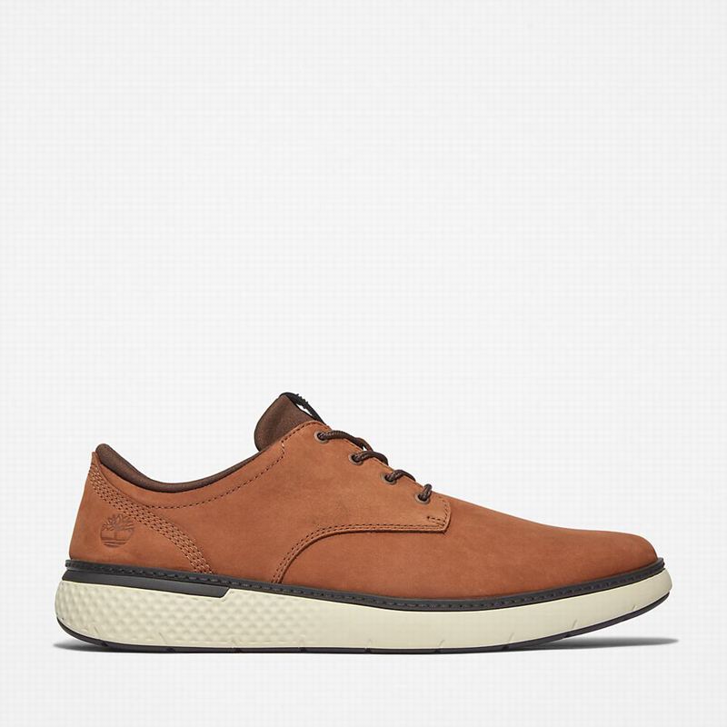 Brown Timberland Cross Mark Oxford Shoes | 79499577