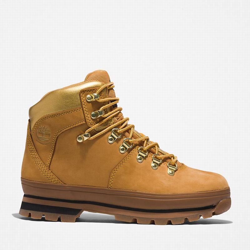 Brown Timberland Euro Hiking Boots | 40636880