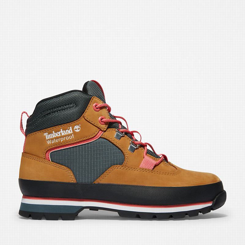 Brown Timberland Euro Hiking Boots | 60747610