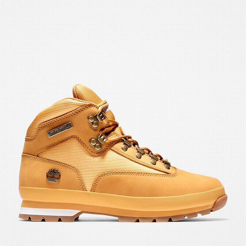 Brown Timberland Euro Hiking Boots | 91606399