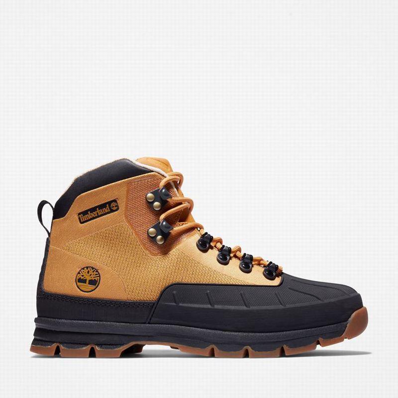 Brown Timberland Euro Shell-Toe Hiking Boots | 10122793