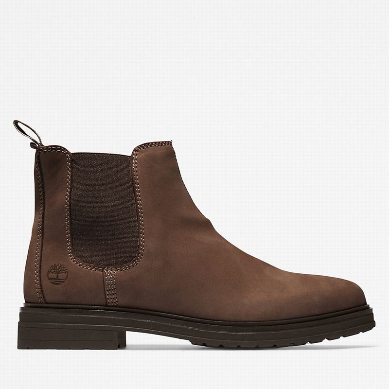 Brown Timberland Hannover Hill Chelsea Boots | 31902507