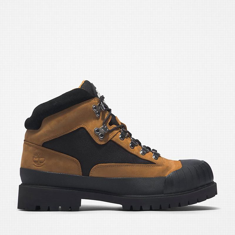 Brown Timberland Heritage Rubber-toe Hiking Boots | 64464818
