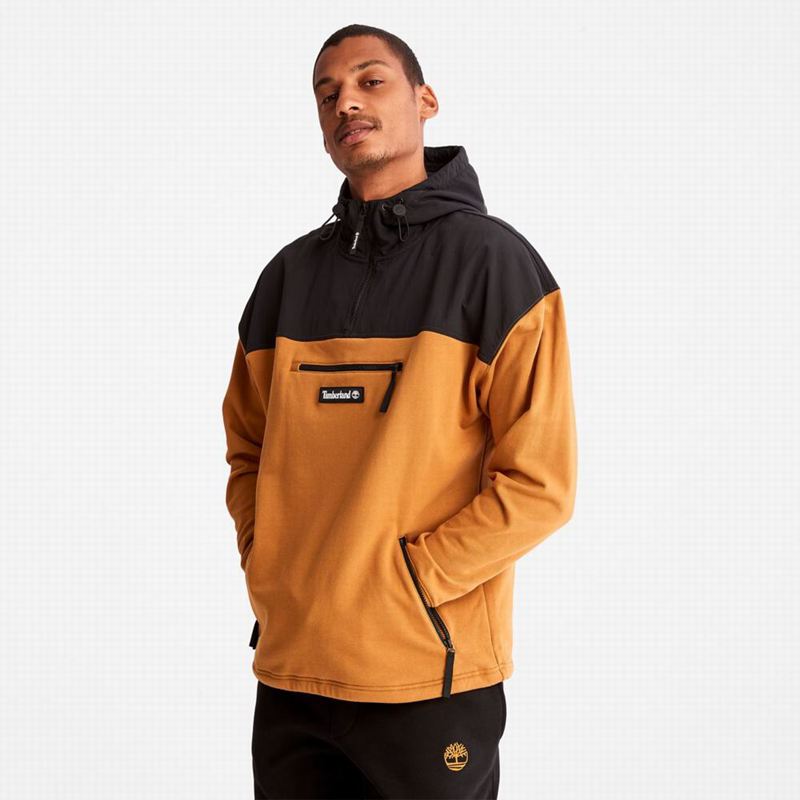 Brown Timberland Hybrid Hoodie | 54753439
