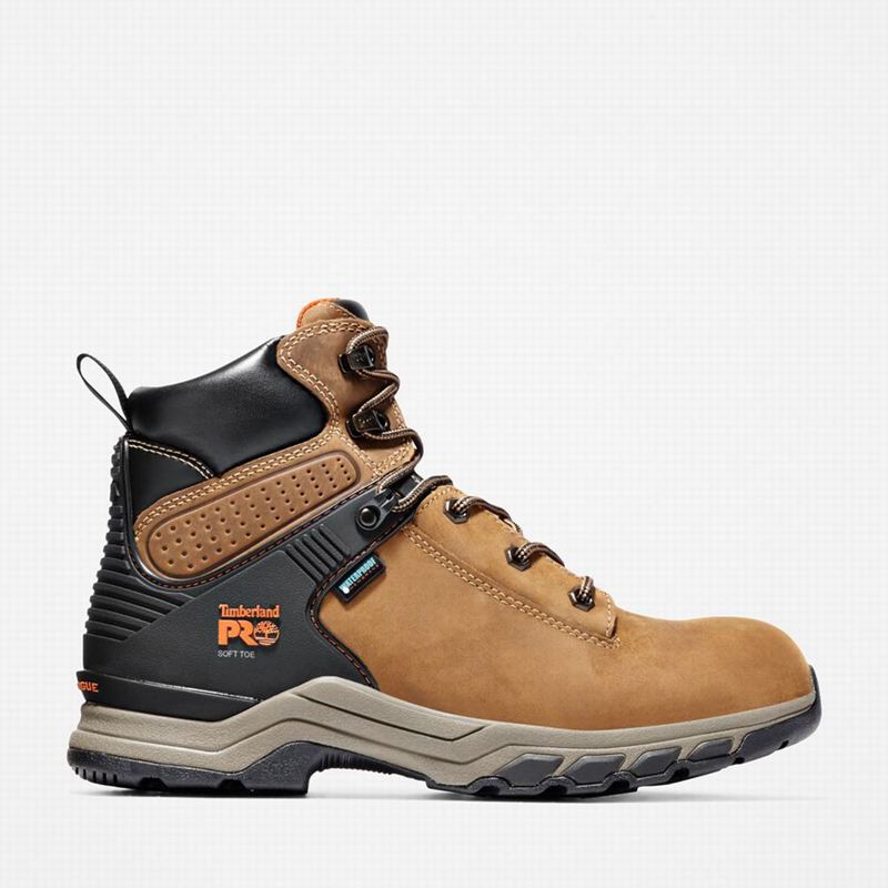 Brown Timberland Hypercharge 6" Waterproof Work Boots | 28313862