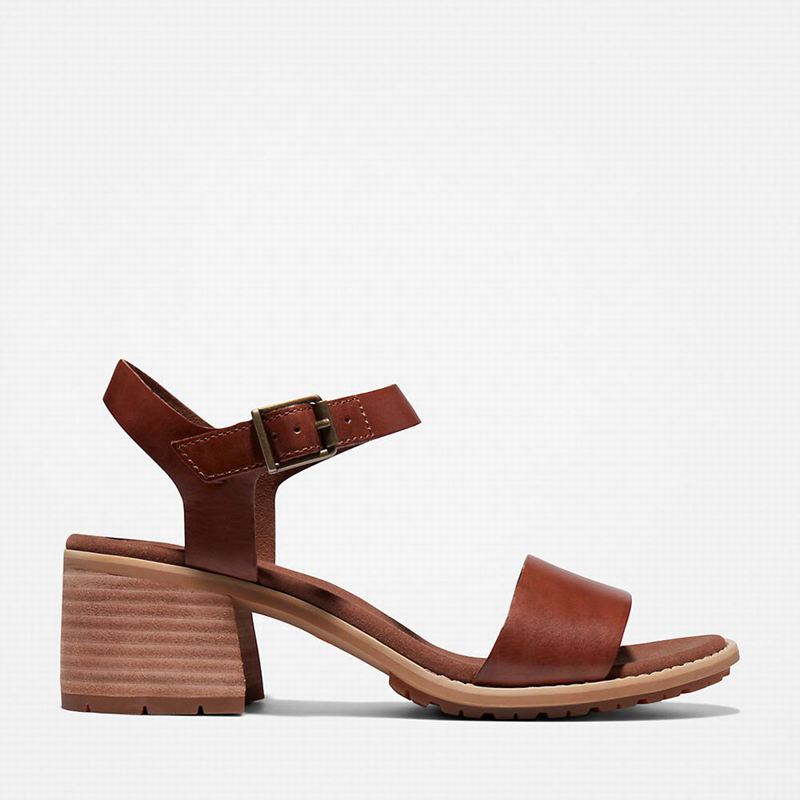 Brown Timberland Laguna Shore Sandals | 22411366