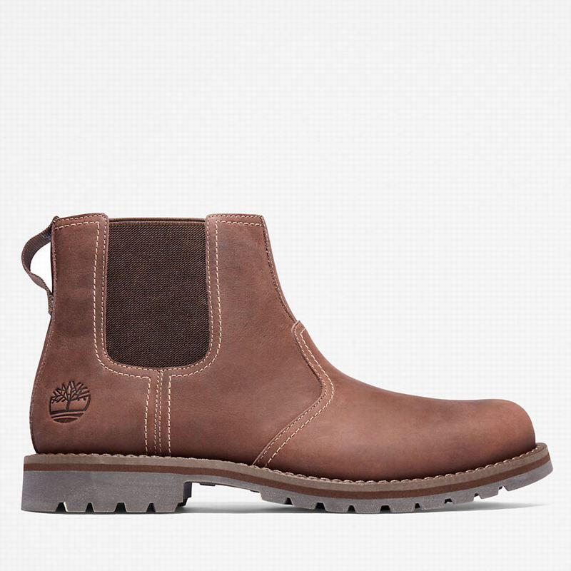 Brown Timberland Larchmont Chelsea Boots | 67449840