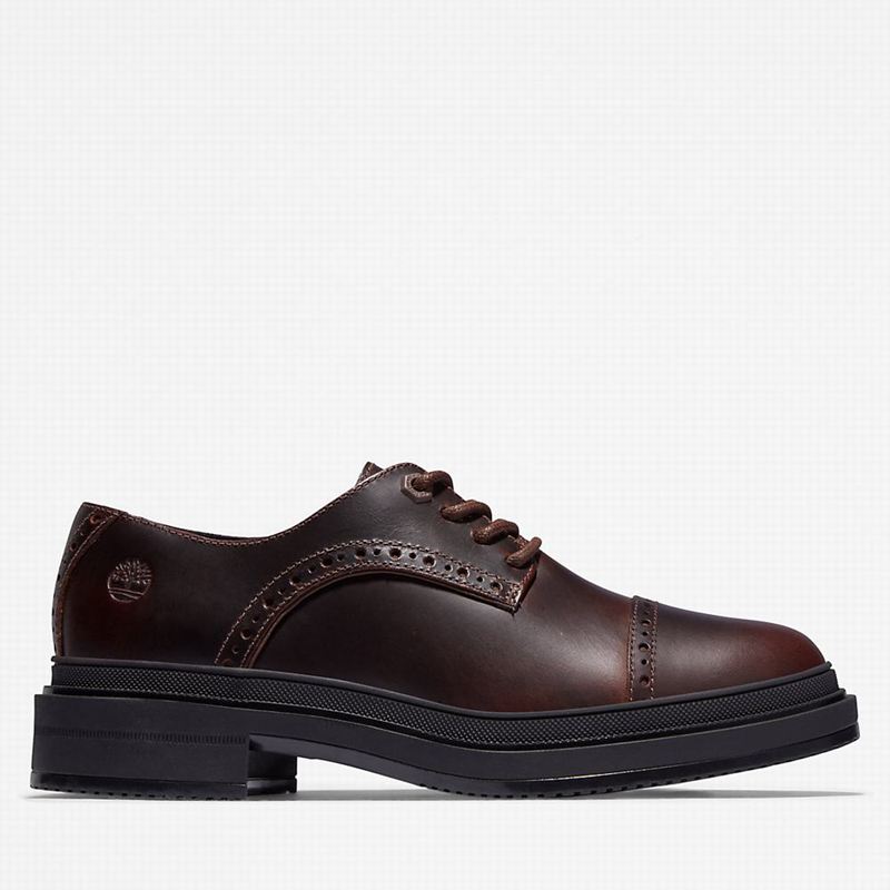Brown Timberland Lisbon Lane Brogue Oxford Shoes | 63030232
