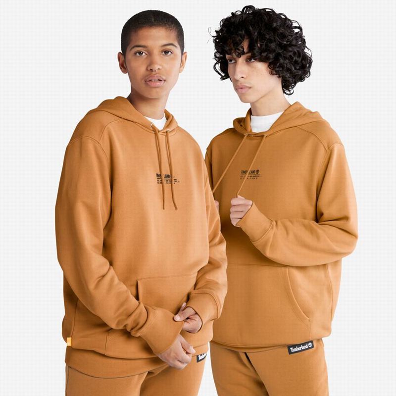 Brown Timberland Luxe Comfort Hoodie | 34650297