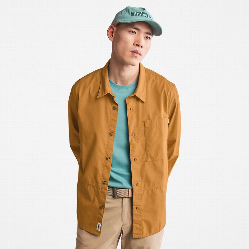 Brown Timberland Mt. Eastman Quilted Jackets | 40525869