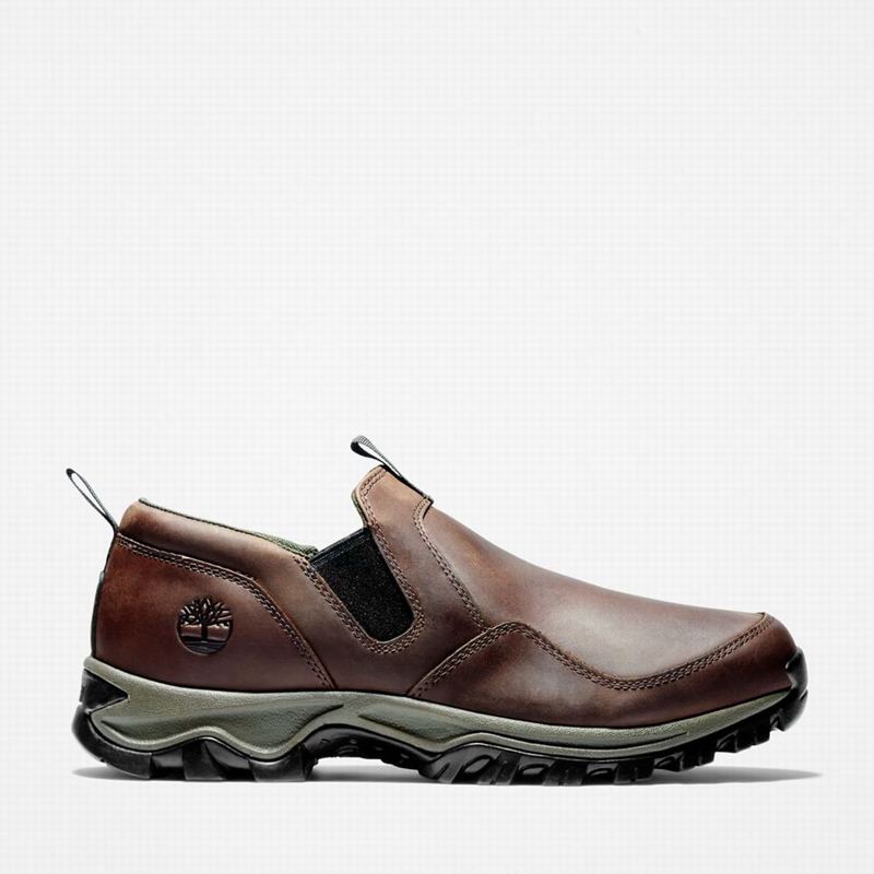 Brown Timberland Mt. Maddsen Slip-On Hiking Boots | 23028274