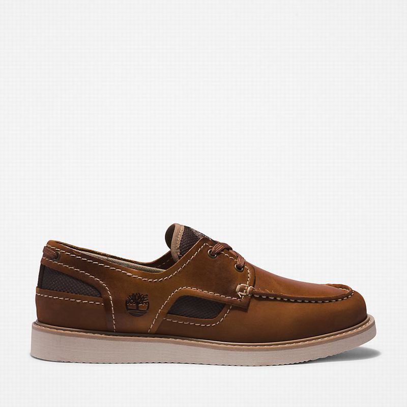 Brown Timberland Newmarket II Boat Shoes | 11075669