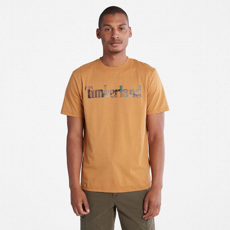 Brown Timberland Outdoor Archive T-Shirts | 79593605