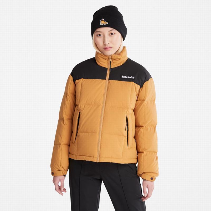 Brown Timberland Outdoor Heritage EK+ Overshirt Puffer Jackets | 73682014