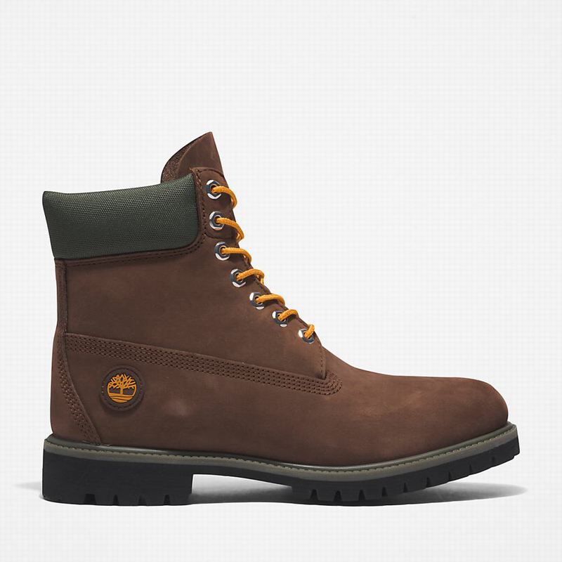 Brown Timberland Premium 6 Inch Boots | 34209534