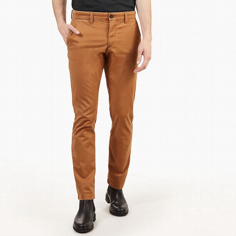 Brown Timberland Sargent Lake Twill Chino Pants | 30993927