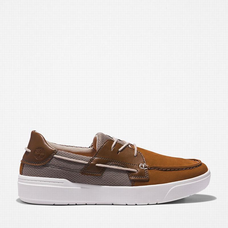 Brown Timberland Seneca Bay Boat Shoes | 70000433