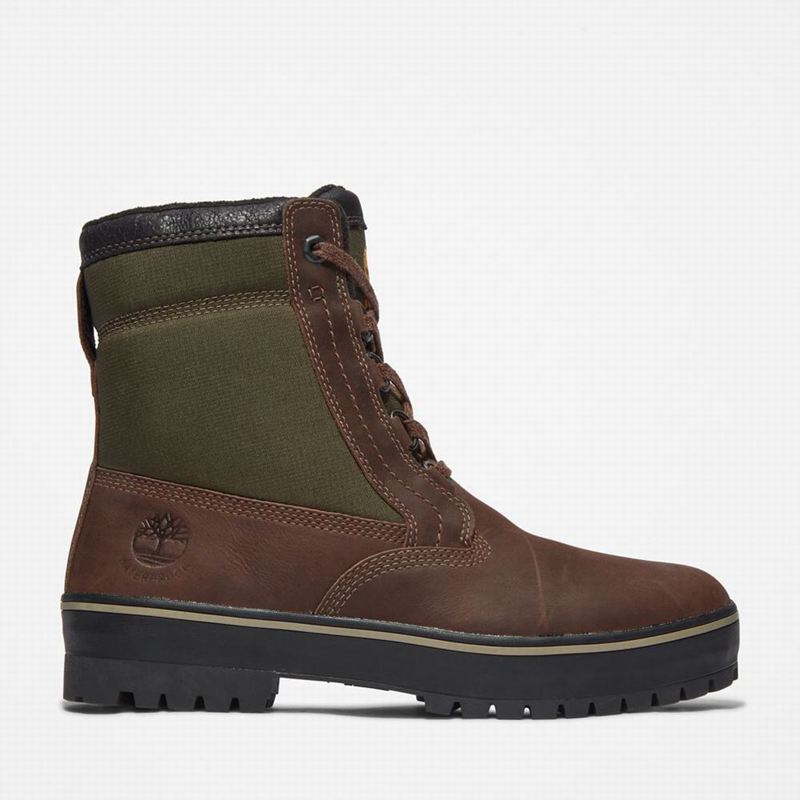 Brown Timberland Spruce Mountain Waterproof Warm-Lined Winter Boots | 57604752
