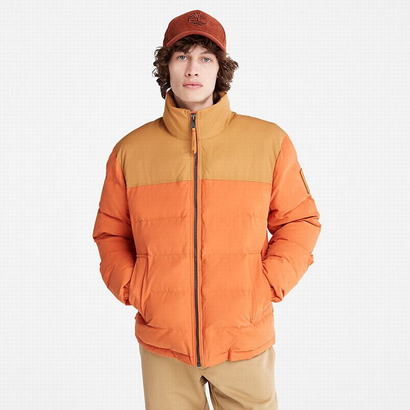 Brown Timberland Stow-and-Go Puffer Jackets | 6404540