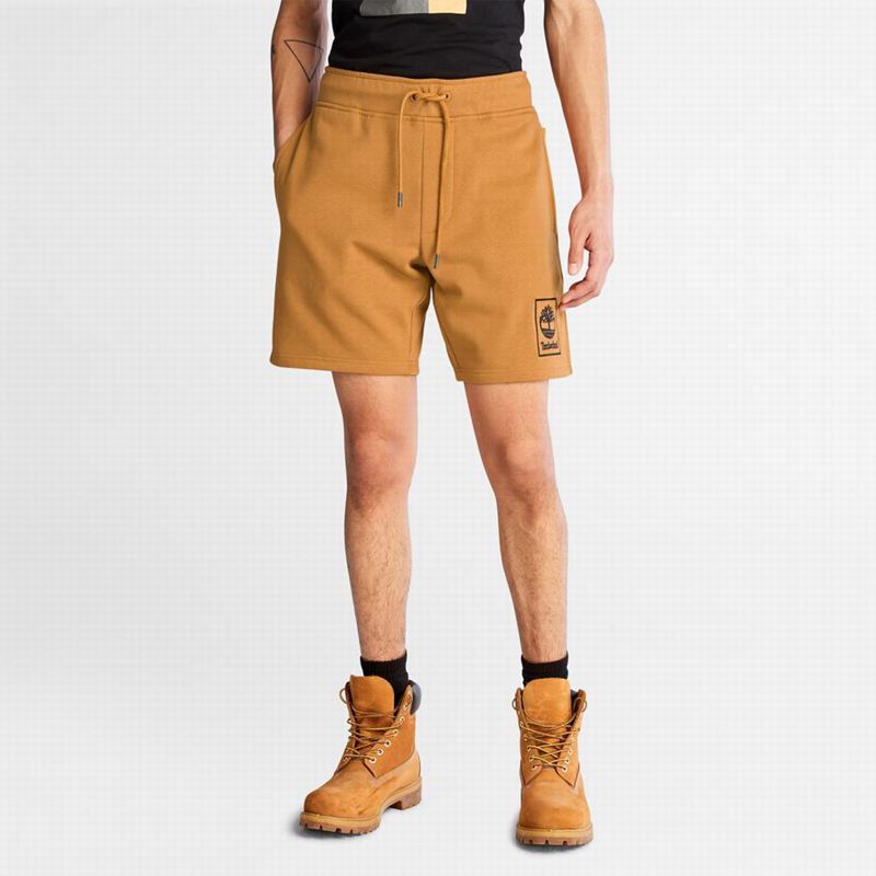 Brown Timberland Swea Shorts | 15420766