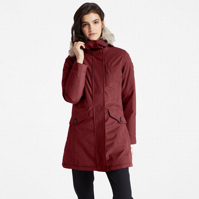 Burgundy Timberland Dry Vent Waterproof Parka | 90182838