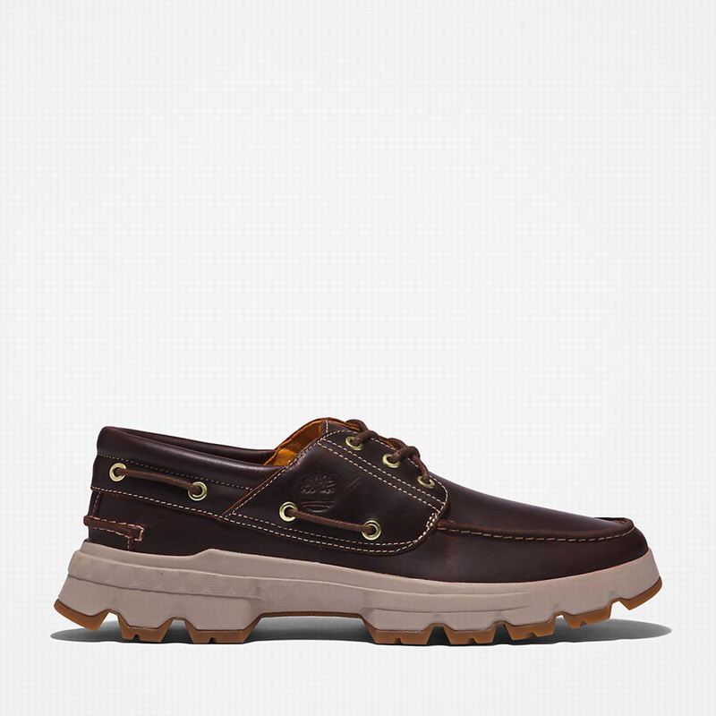 Burgundy Timberland GreenStride Originals Boat Shoes | 68259718