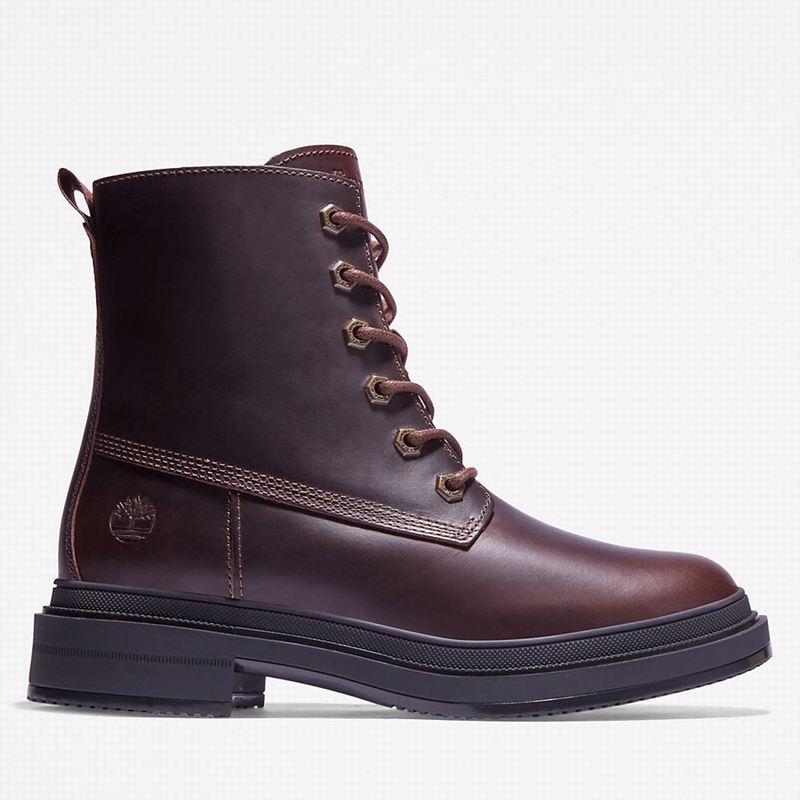 Burgundy Timberland Lisbon Lane 6 Inch Winter Boots | 88994728
