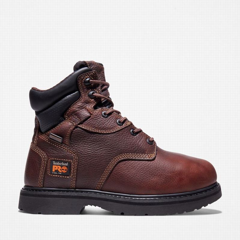 Burgundy Timberland Met Guard Steel Toe Work Boots | 51184029