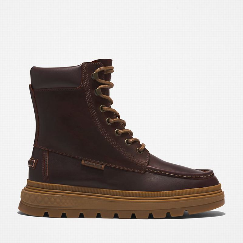 Burgundy Timberland Ray City Moc-Toe Chukka Boots | 51882797